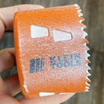 76MM Unused Klein Tools 31948 Bi-metal Hole Saw X2 Orange White Threaded. Fixed Price $12.36.