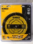 Brand New Sealed Dewalt DW3215PT 10" 60T Smooth Cross Cutting Blade. Fixed Price $25.99.