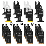 Amzwei 28PCS Oscillating Saw Blades, Professional Universal Titanium 30PCS. Fixed Price $30.99.