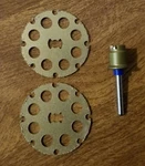New Dremel EZ544 1-1/2" Carbide Cutting Wheel Lock EZ402 Mandrel. Fixed Price $29.99.
