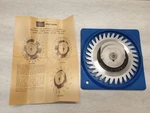 Vtg Sears Craftsman Adjustable Dado Carbide Tipped Blade, Mod 720.3261 & Manual. Fixed Price $34.95.