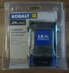 Kobalt 24V Lithium Ion Battery Kb 124-03 1.5 Ah Power Tool Nib. Sealed. Fixed Price $38.99.