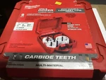 Milwaukee #49-22-3077 9PCS. Large Diameter Carbide Teeth Hole Saw Set Brand New. Fixed Price $119.00.