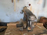 Dewalt Radial Arm Saw Blade Guard And Dust Chute Vintage 1950S, 9-INCH. Fixed Price $300.00.