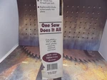 18 Inch Saw Blade Cuts Pvc Abs Plastic Pipe Sheetrock Jones Stephens Japan Nos. Fixed Price $10.56.