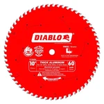 Diablo D1060N Tooth Thick Aluminum Cutting Saw Blade Dia. In.. Fixed Price $59.97.