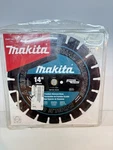 Makita T-01273 14" Premium Diamond Blade Segmented Dual Purpose Concrete Asphal. Fixed Price $66.00.