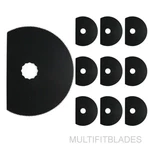10 X 3-1/8" Segmented Circular Hss Oscillating Tool Blades- Rockwell Sonicrafter. Fixed Price $54.95.