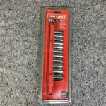 Craftsman Socket Set, Metric, 1/4-INCH Drive, 6-POINT, 11-PIECE (CMMT12051). Fixed Price $24.97.
