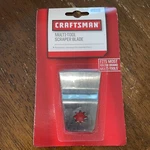 Pack, Genuine Craftsman 2" Scraper Blade For Paint Coatings Multi-tools 67652. Fixed Price $8.99.