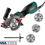 Powerful Circular Saw 6.2A Motor 3 Blades Bevel Cutting Dust Collection System. Fixed Price $83.31.