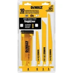 Dewalt Reciprocating Saw Blade Set 10 Pc W/case Bi-metal Usa DW4898. Fixed Price $21.51.